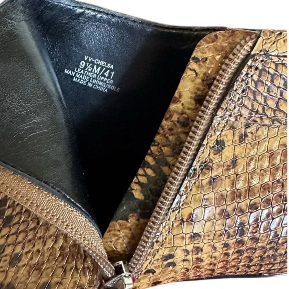 NEW Vince Camuto Chelsea Leather Ankle bootie shootie Sz 9.5 MSRP $160